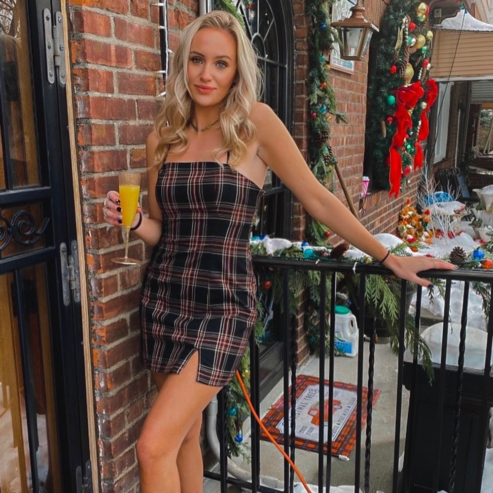 Forever 21 plaid mini dress